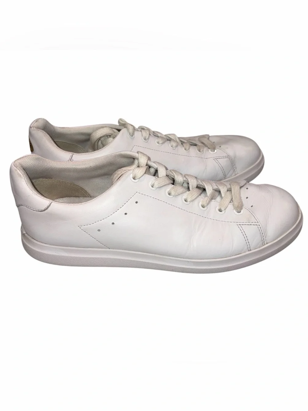 Tory Burch White Leather Howell Court Sneaker Shoes size 9.5